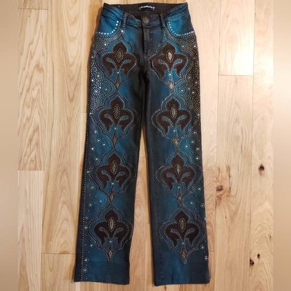 BrazilRoxx glamorous embroidered and beaded denim suit - Picture 11 of 17